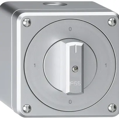 Interruttore rotativo AP robusto IP55 schema 0/2P alluminio 