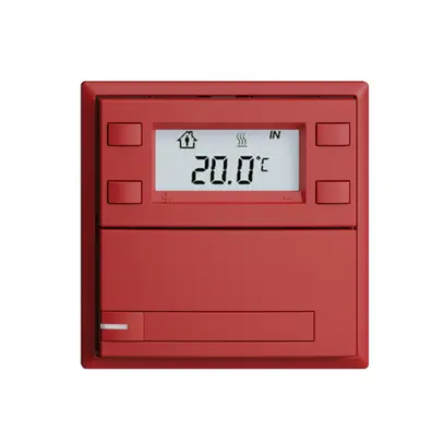 Pulsante RTH INC KNX 1×EDIZIOdue F berry, con carta+LED RGB 