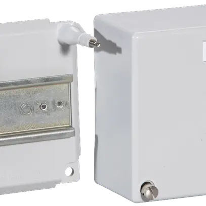 Boîte de dérivation AP Woertz vide 95×95×51mm gris clair 