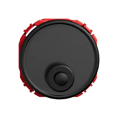 Pulsante di suoneria STANDARDdue SNAPFIX® 6A 250V targhetta nome ne 