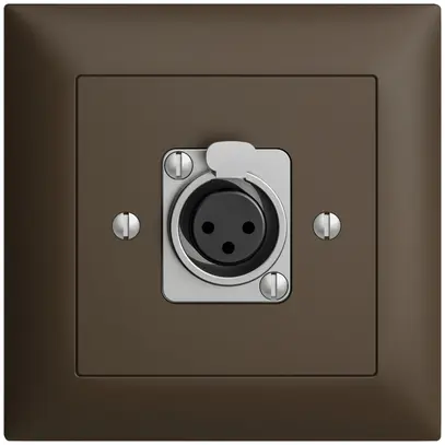 Kit di montaggio INC EDIZIOdue XLR 3L P coffee 