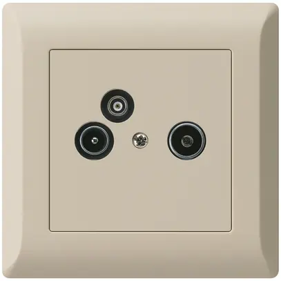 Presa antenna INC R/TV/dati kallysto.line 2GHz 19db beige 