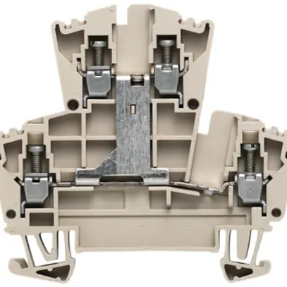 Morsetto a più piani Weidmüller WDK V connessione a vite 2.5mm² 2 piani beige 