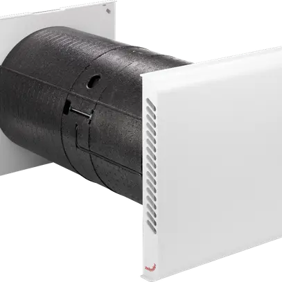 Disp. di ventilaz. comfort ComfoSpot 50 con cappa aspirante esterna in plastica 