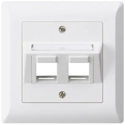 Kit de montage ENC kallysto.line 2×Keystone blanc 