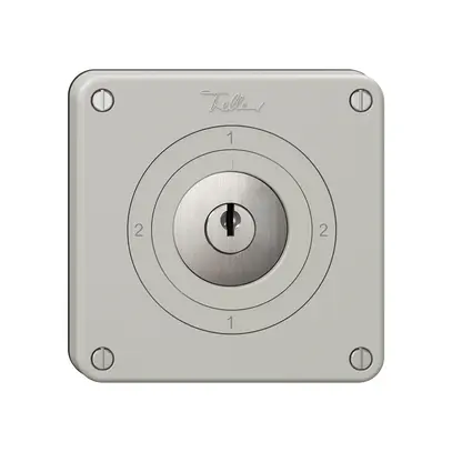 Interruttore rotativo NEVO, 3/2L, con serratura&2 chiavi, KS, 2-1-2-1, grc 