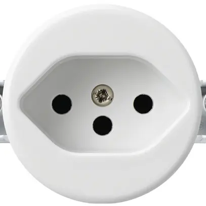 Inserto per presa INC basico tipo 13 bianco con protezione bambini 