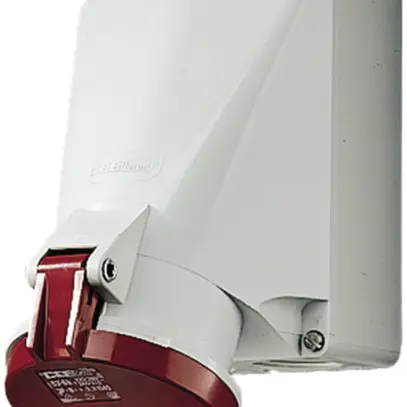 Prise AP Mennekes 63A 3LPE rouge 