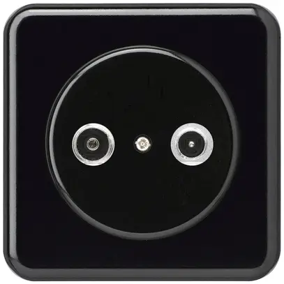 Presa d'antenna INC basico TV-R mont.C 19dB 2GHz nero 