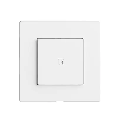 Pulsante scena 1 scena/1T Edue Wiser bianco 