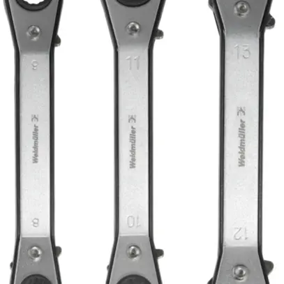 Set chiavi poligonali doppie a cricchetto Weidmüller PACK HEXA 8-13 