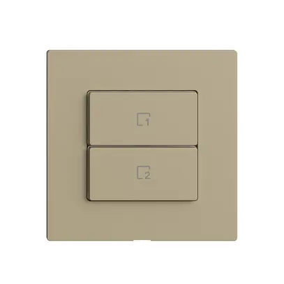 Pulsante scena 2 scene verticale/2T Edue Wiser sand 