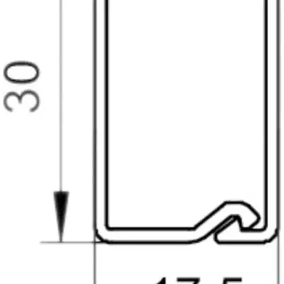Canale d'installazione Bettermann WDK 15×30×2000mm bianco puro 