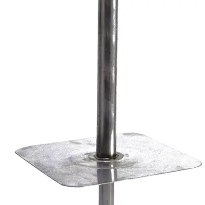 Kit per traversa per tetto piatto Flury FL 76, acciaio inossidabile A2, h=900mm 