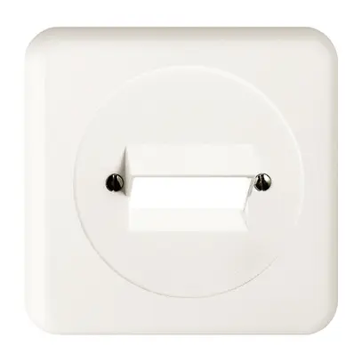 Kit frontale INC 2×RJ45 bianco FH ITplus 