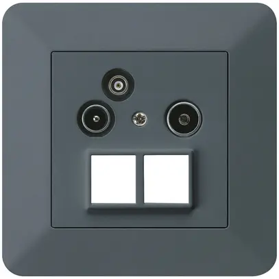 Presa antenna INC R/TV/dati kallysto.trend HMS 2GHz 19db antracite 