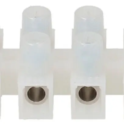 Barrette de bornes Adels-Contact 12P 0.5…6mm² 24A 450V blanc 