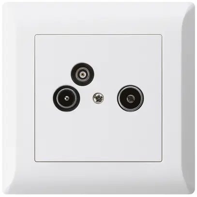 Presa antenna INC R/TV/dati kallysto.line 14dB bianco 