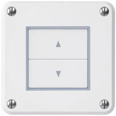 Interruttore per tapparelle INC robusto IP55 bianco con 2 tasti di comando combi 