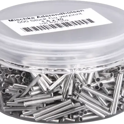 Embout de câble Mischke E DIN 46228 1.5mm²/20mm nu Cu-étamé 