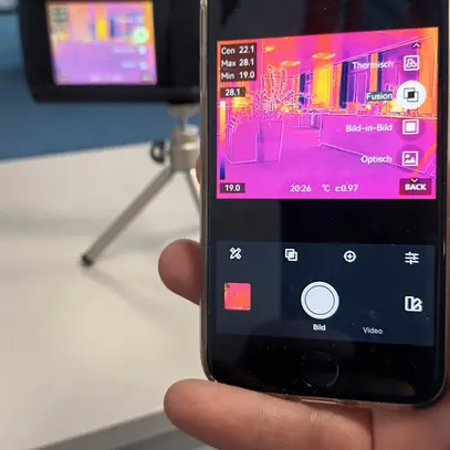 Termocamera Benning TC 30 25Hz 3.5" 256×192 40mK IP54 