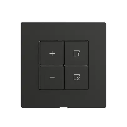 Dimmer Uni-LED 1K/4T Szene Edue Wiser schwarz 