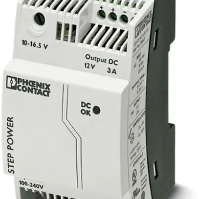 Alimentazione a commutazion.Phoenix Contact 12VDC 3A 1 fase 