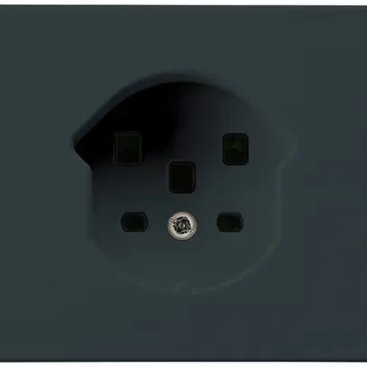 Presa tipo 25 INS Hager FLF morsetti a vite nero 