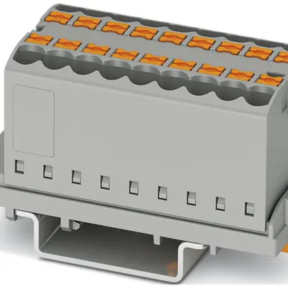 Bloc répartiteur Phoenix Contact PTFIX 6×2.5mm² vertical pour NS 35, bleu 