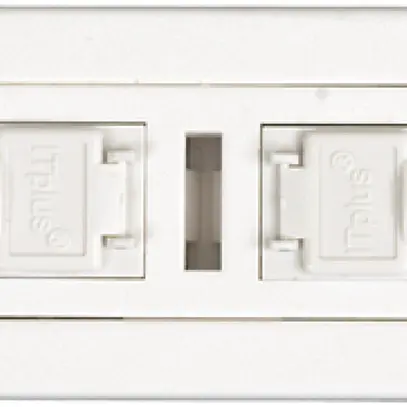 Scatola cat.6 FLF 2p.2RJ45/u bianco 