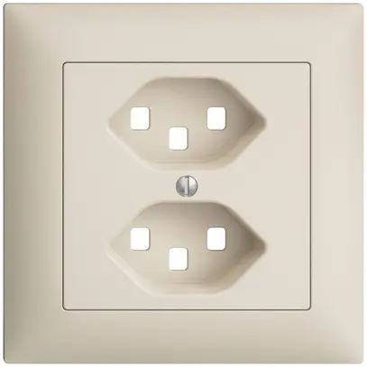 Kit frontale INC EDIZIOdue crema 88×88mm 2×T23 