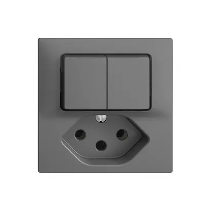 Combinaison ENC 1/3+3/1P+T13 EDIZIOdue gris foncé 