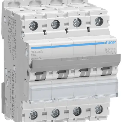 Disjoncteur Hager MCB 4P 415V type C 3A 4UM 