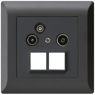 Prise d'antenne ENC R/TV/données HMS kallysto.line 19dB noir 