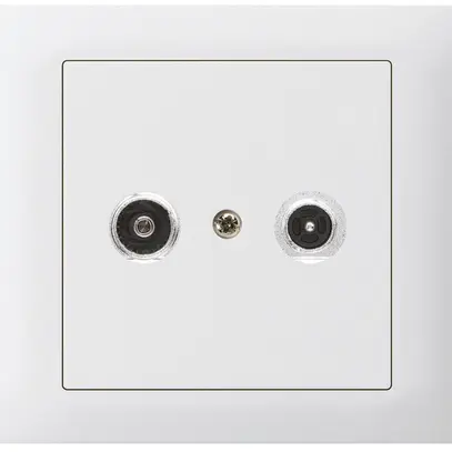 EB-Antennendose kallysto R-TV Bauart T mit EB-Dose G3 14dB 2GHz weiss 