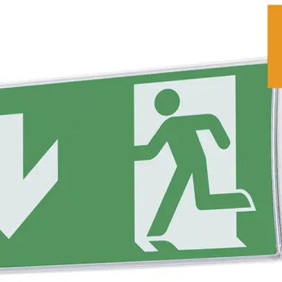 Lampada di segnalazione d'emergenza LED AP AWKC-W-013-AT-BZS 4W 3h 340×170×60mm 