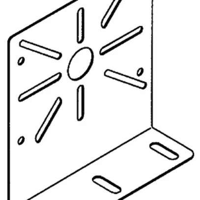 Placca di montaggio per apparecchio Lanz A4 125×130mm 