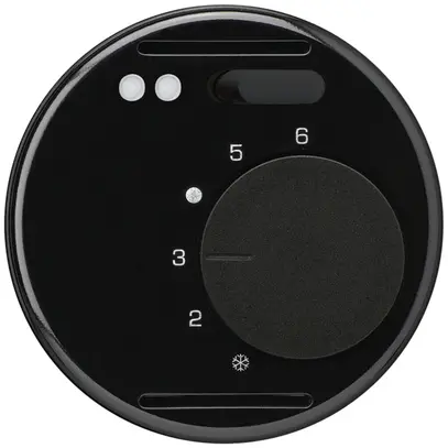 Insert pour thermostat d'ambiance ENC basico noir pour plancher chauffant 