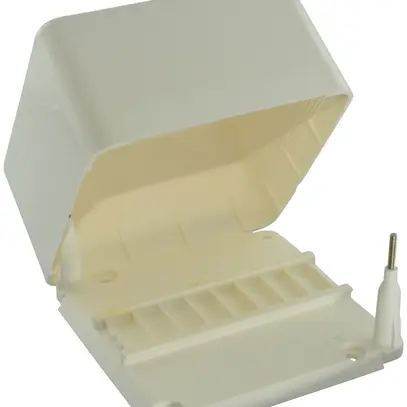 Scatola di derivazione AP Fixer 117×117×62 bianco senza morsetti 