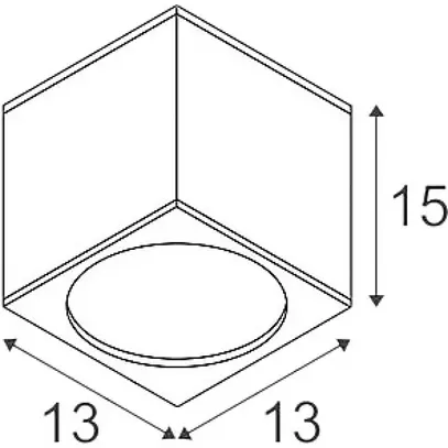 Plafonnier LED BIG THEO, 17.5W 2000lm 3000K IP44 anthracite 