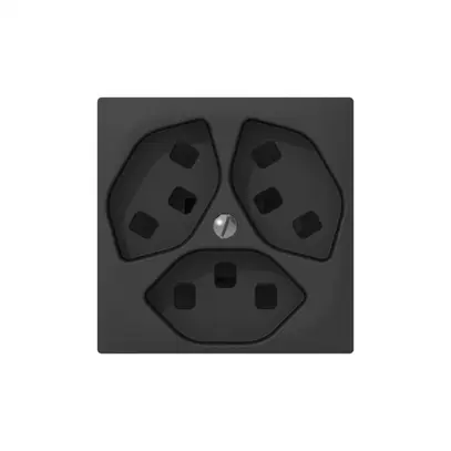 Presa ENC SIDUS 3×T23 antracite con shutter 