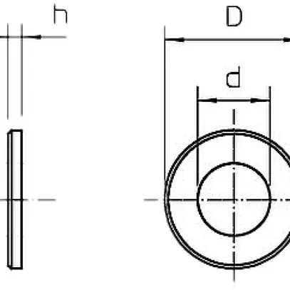 Ranella Bettermann M6 zincata a caldo a immersione 