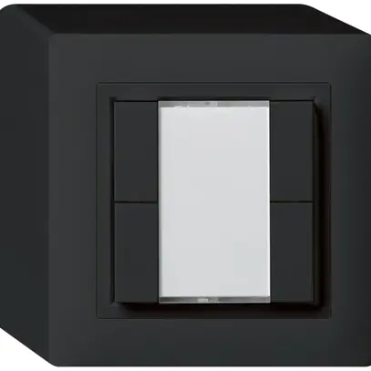 Poussoir universel AP 4×kallysto sans LED noir 