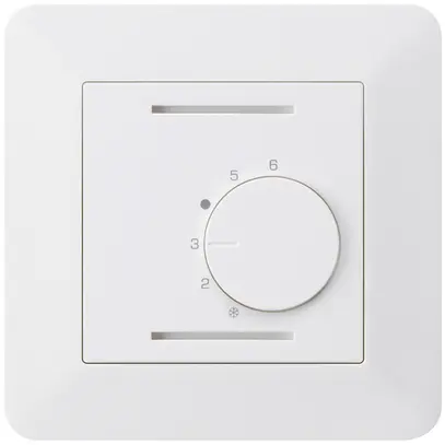 Termostato ambiente INC kallysto.trend bianco senza interruttore 