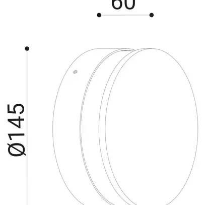 LED-Anbauleuchte ELOISE 10W 855lm 2700K Ø145mm IP65 sand 
