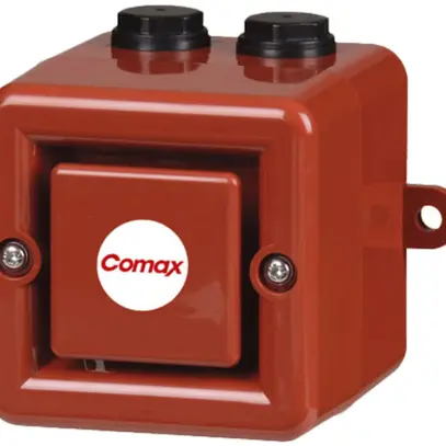 Avvisatore elettronico A100 32 toni 100dB rosso IP66 