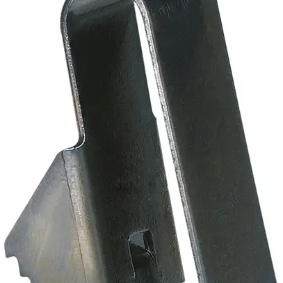 Elément à cran d'arrêt Hager FLF pour découpe en matière synthétique noir 20 pcs 