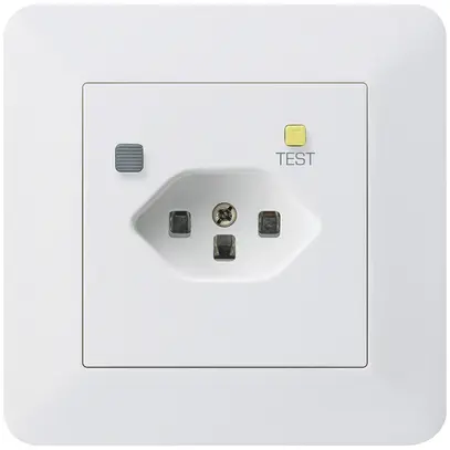 Presa INC KTR T23 FI 30mA bianco 