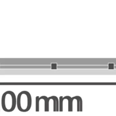 Lampada per locali umidi LED LDV DP S 32W 4400lm 4000K 1200mm grigio 