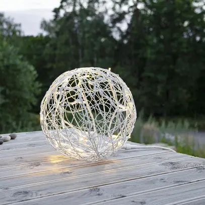 Boule Trassel System LED Extra, Ø350mm, blanc, 4W, 30 LED, blanc chaud 